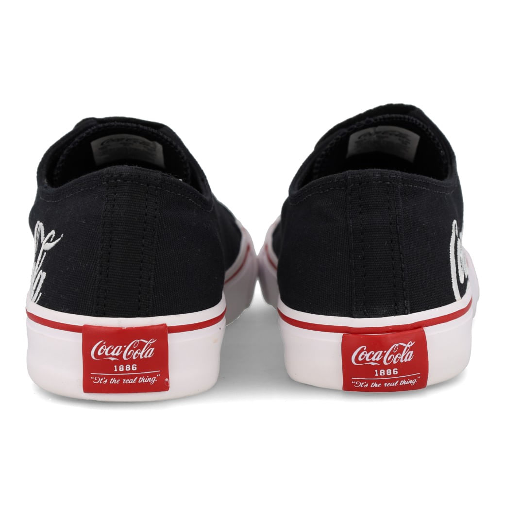 Coca Cola Tenis WOOSTER CANVAS CC2452-PTO-BCO Preto-Branco Sint_8__
